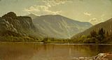 Famous Lake Paintings - Echo Lake New Hampshire